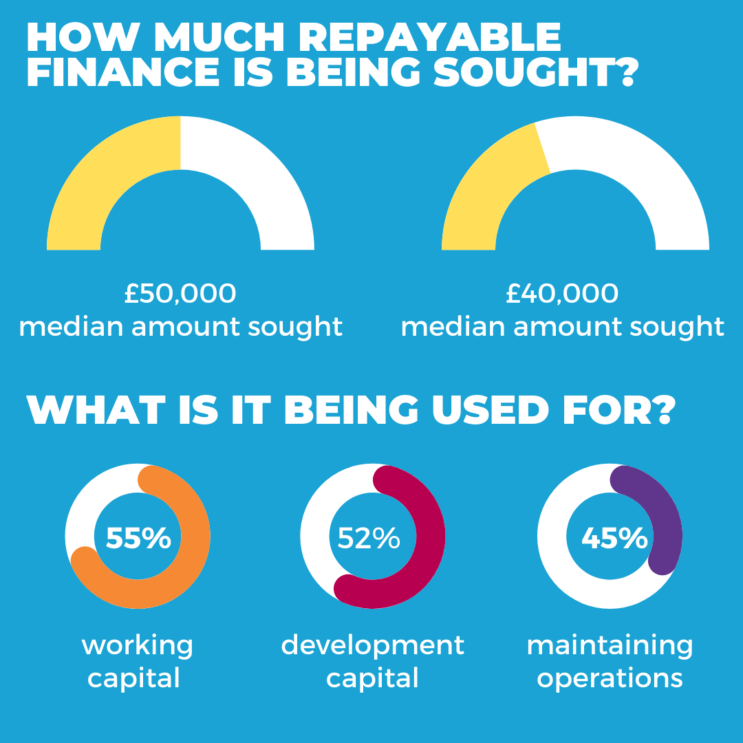 How much repayable finance is being sought 