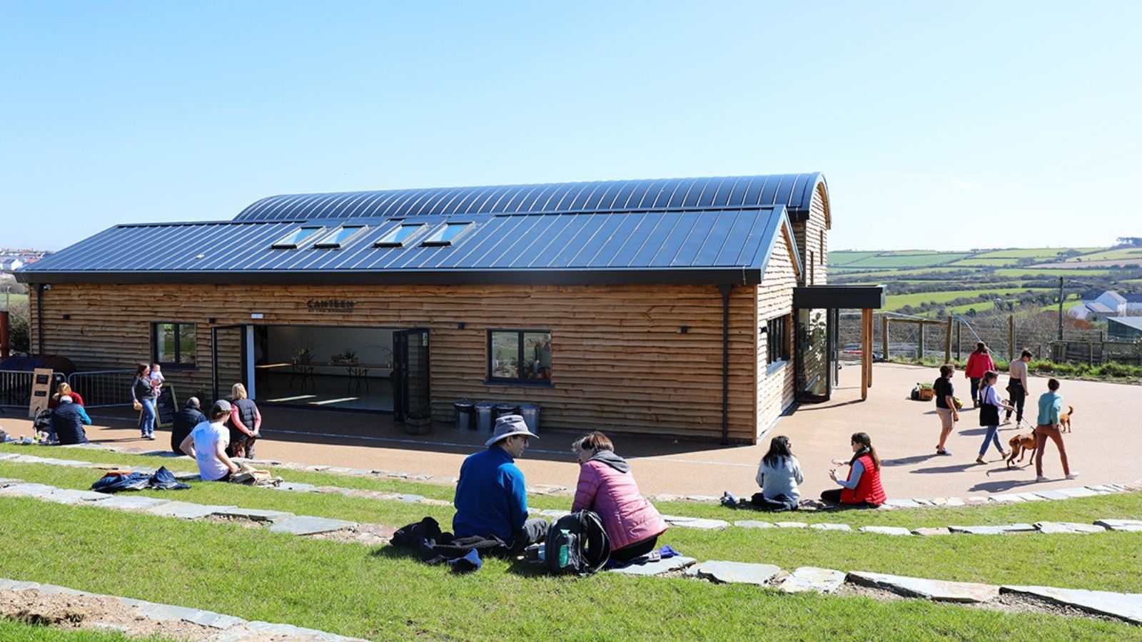 The community Cafe at Newquay Orchard 