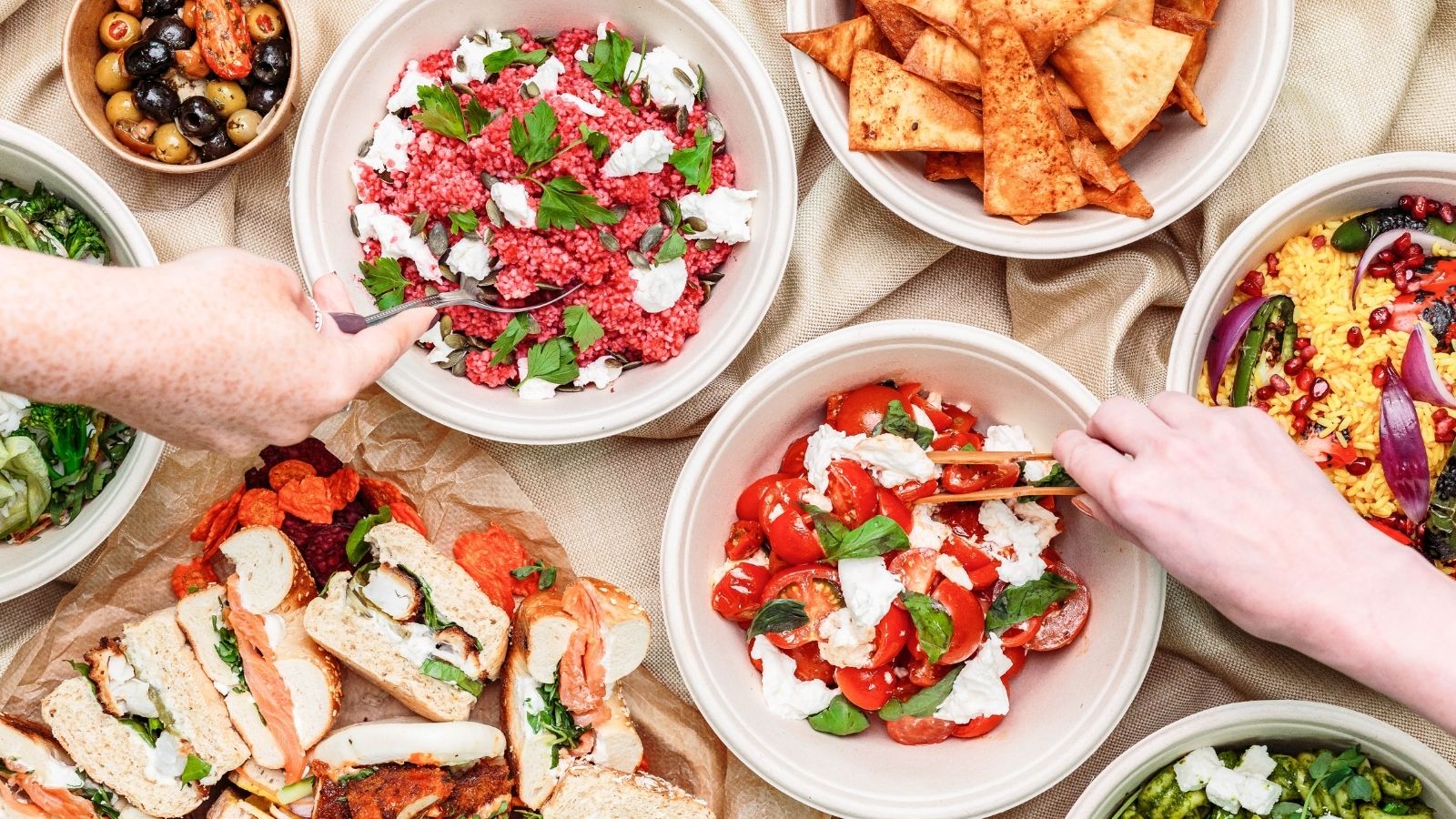 Food served by Open Kitchen Manchester