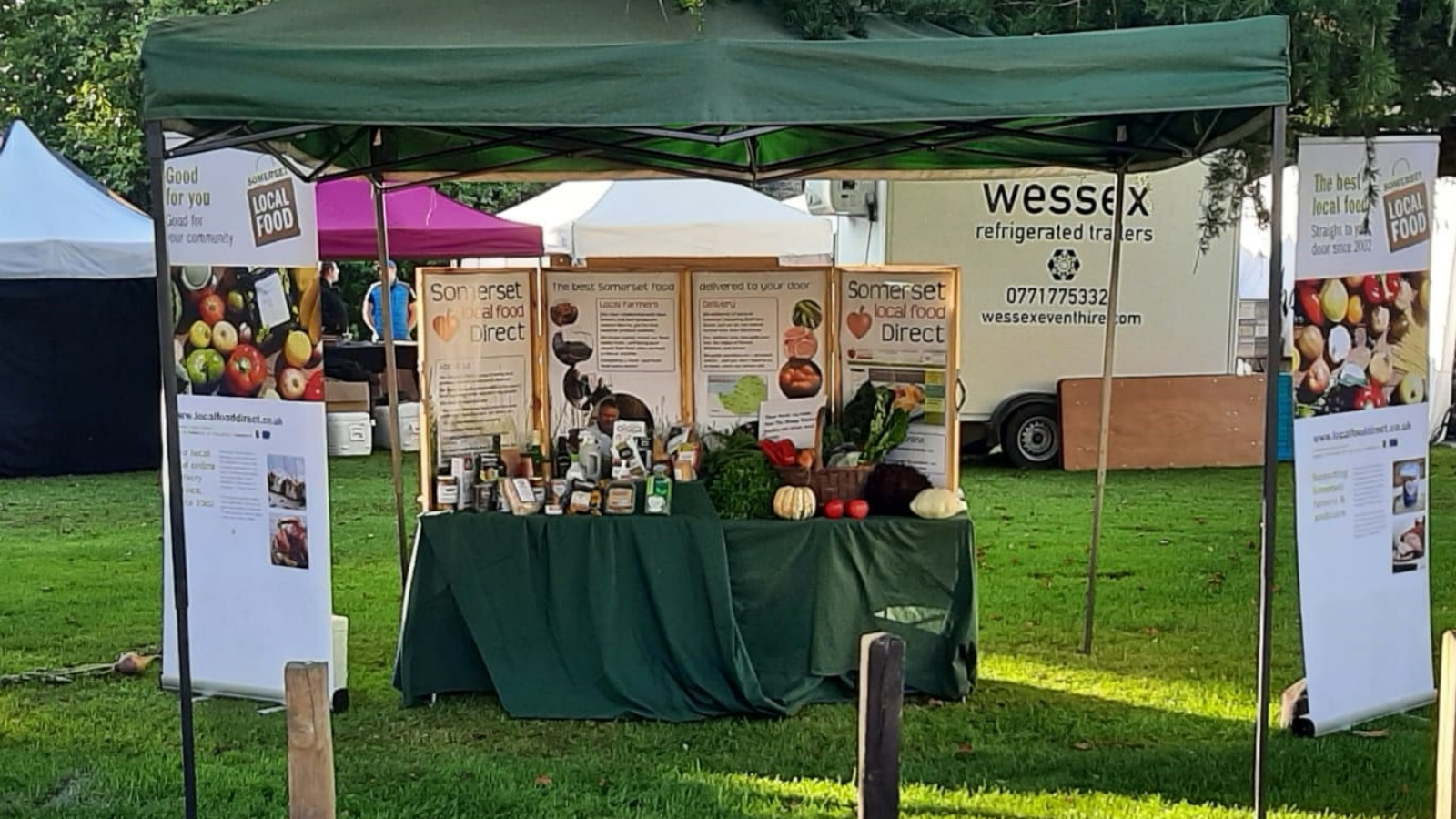 Somerset Local Food Market Stand
