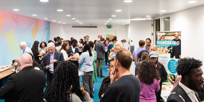 Group of people networking