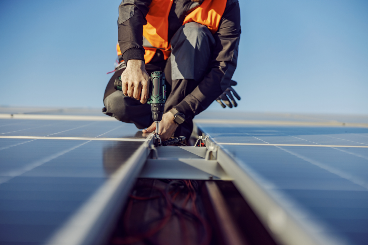 Installing solar panels