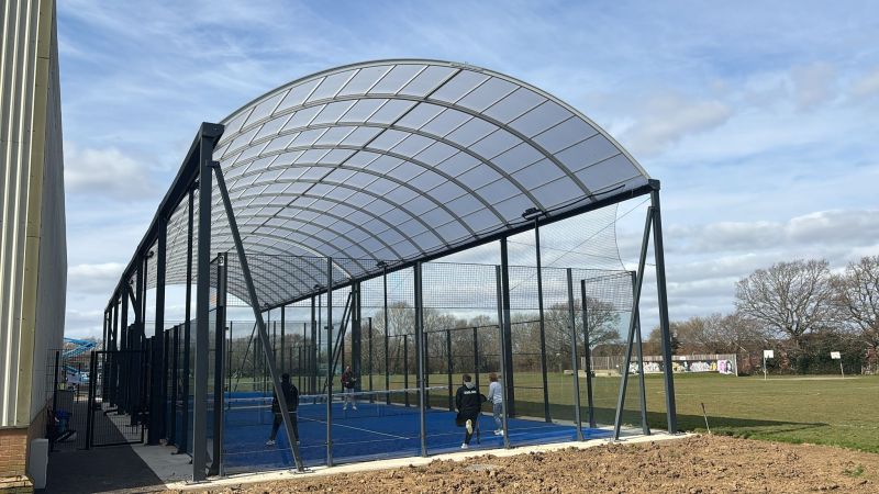 outdoor tennis court