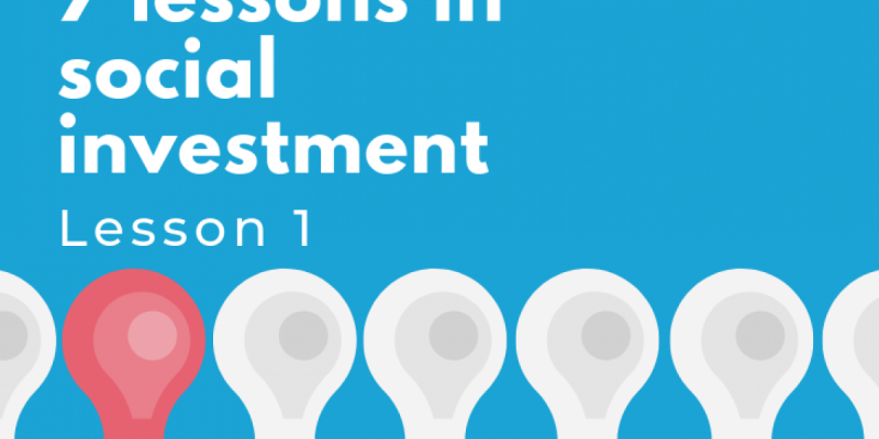 7 lessons in social investment