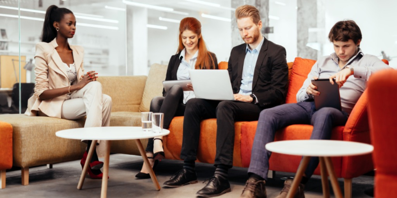 Group of people in workplace