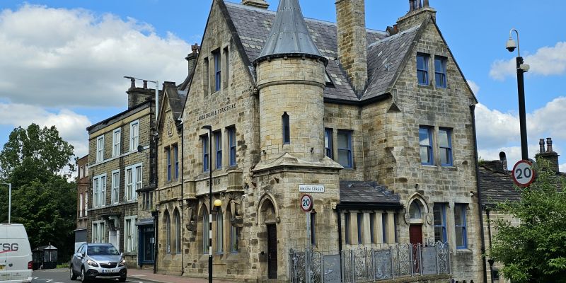 A big grade II listed building in Bacup, Lancashire